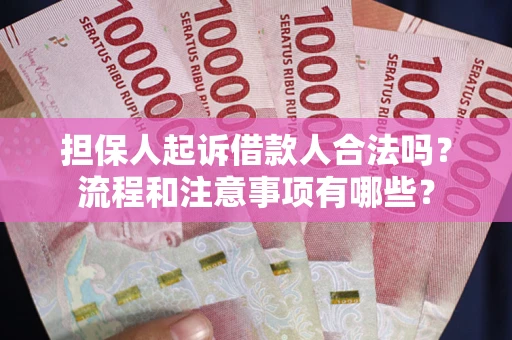 北京担保人起诉借款人合法吗？流程和注意事项有哪些？