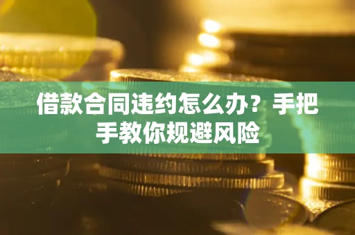 北京借款合同违约怎么办？手把手教你规避风险