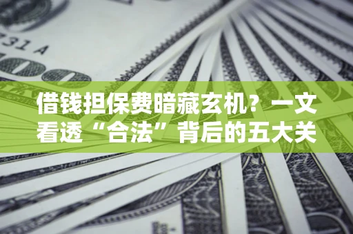 北京借钱担保费暗藏玄机？一文看透“合法”背后的五大关键陷阱