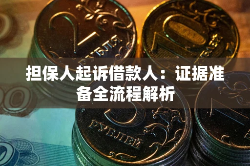 北京担保人起诉借款人：证据准备全流程解析