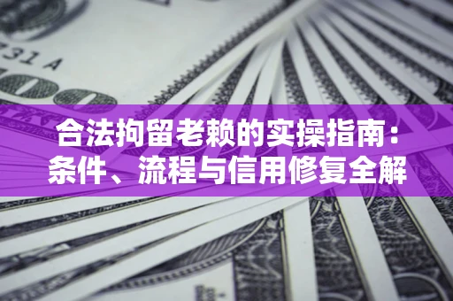 北京合法拘留老赖的实操指南:条件、流程与信用修复全解析 北京合法拘留老赖的实操指南:条件、流程与信用修复全解析